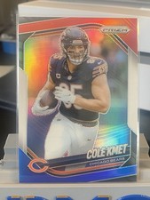 2025 Panini Prizm - Cole Kmet #112 Red White & Blue Prizm