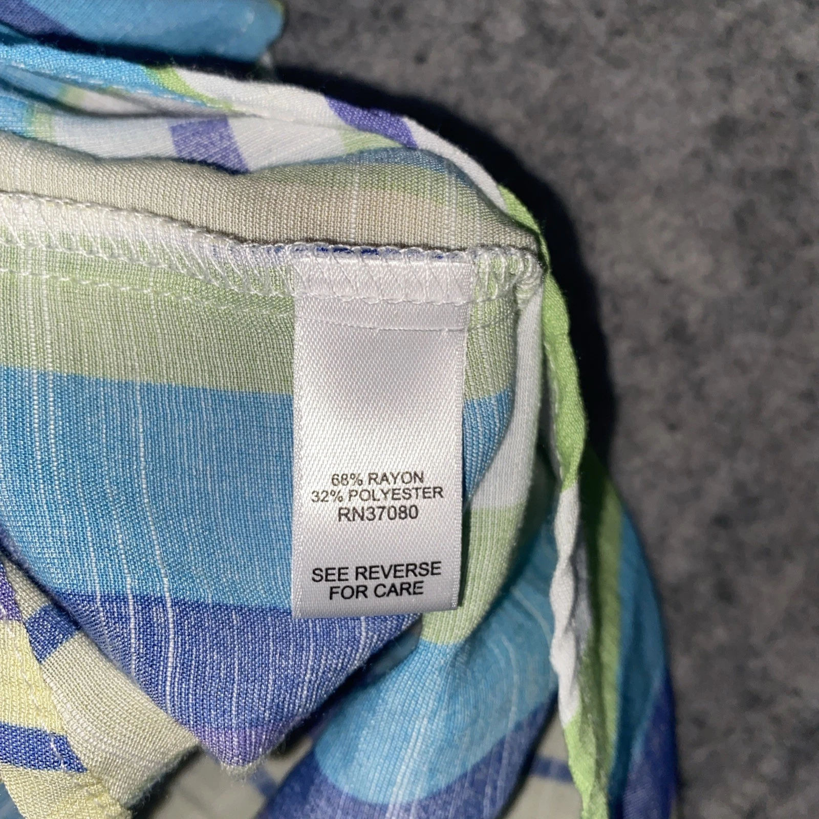 VETEMENTS Abito Cato Cravatta Vita 18 20W Bottoni davanti Verticali Righe Scollo a V Primaverile Colorato