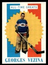 1960 Topps Hockey #19 Georges Vezina NM