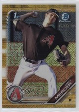 2019 Bowman Chrome Prospects Mega Box Gold Mojo Refractor 5/50 Matt Mercer 4f5