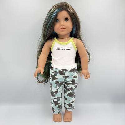 American Girl Doll Hazel Eyes Truly Me #89 Brown Hair Blue Green Highlight READ