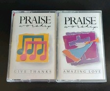 Lot of 2 Praise  Worship Cassette Tape Hosanna Music Christian VG 