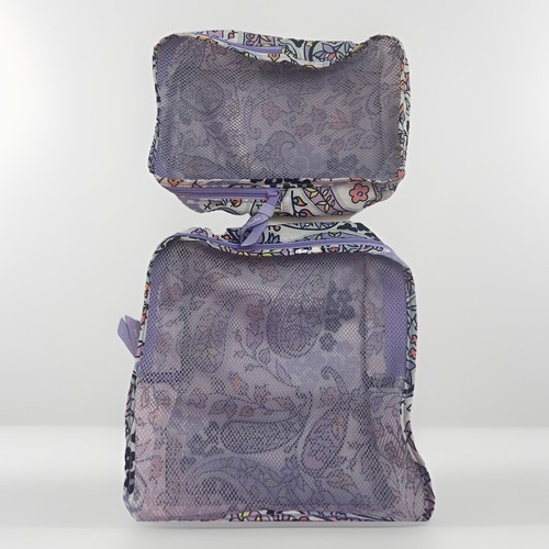 REDUCED 2 Pc Set Vera Bradley Packing Cubes Maddalena Paisley Pre-Owned