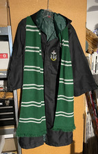 Harry Potter Slytherin Robe Child LARGE with Wizarding World Scarf