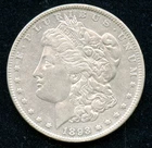"Scarce Date" 1893 Morgan Silver Dollar $1 XF Details Cleaned/Scratches