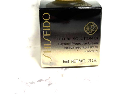 Shiseido FUTURE SOLUTION LX DAYTIME PROTECTIVE CREAM SPF 18 .21oz.. MINI/BOXED