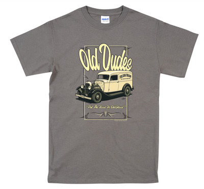 Old Dude's Branded T-Shirt Folsom Prison Van Hotrod S-5XL od6