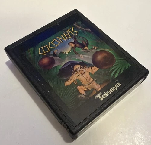 Coconuts (Atari 2600, 1982) by Telesys Cleaned & Tested (N065)