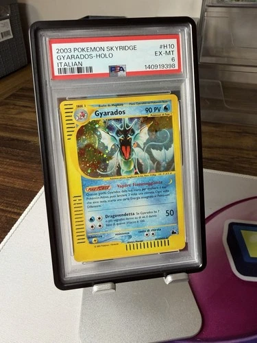PSA 6 Italian Pokemon Gyarados Holo Rare Skyridge #H10