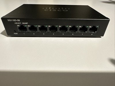 Cisco SG110D-08 (SG110D-08-EU) 8 Port Gigabit Ethernet Schalter