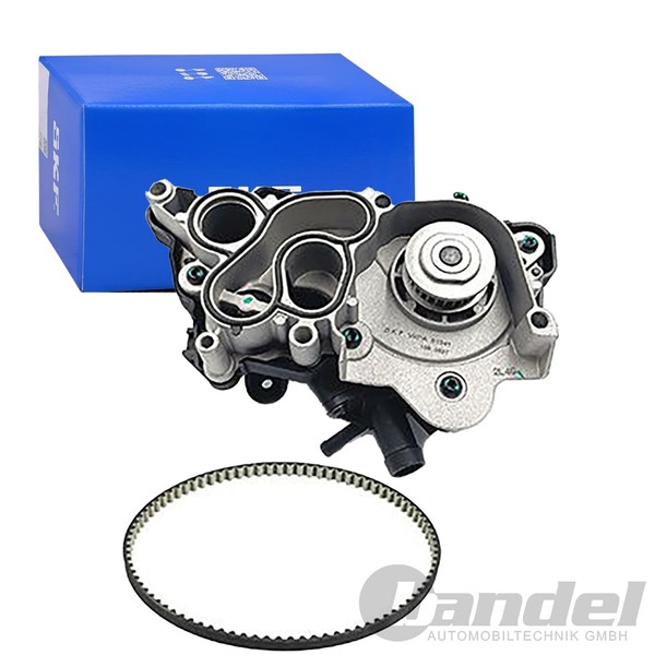 SKF Wasserpumpe MIT Riemen Thermostat Passend FüR Audi A1 A3 A4 A5 Q2 Q3 Cupra F-image