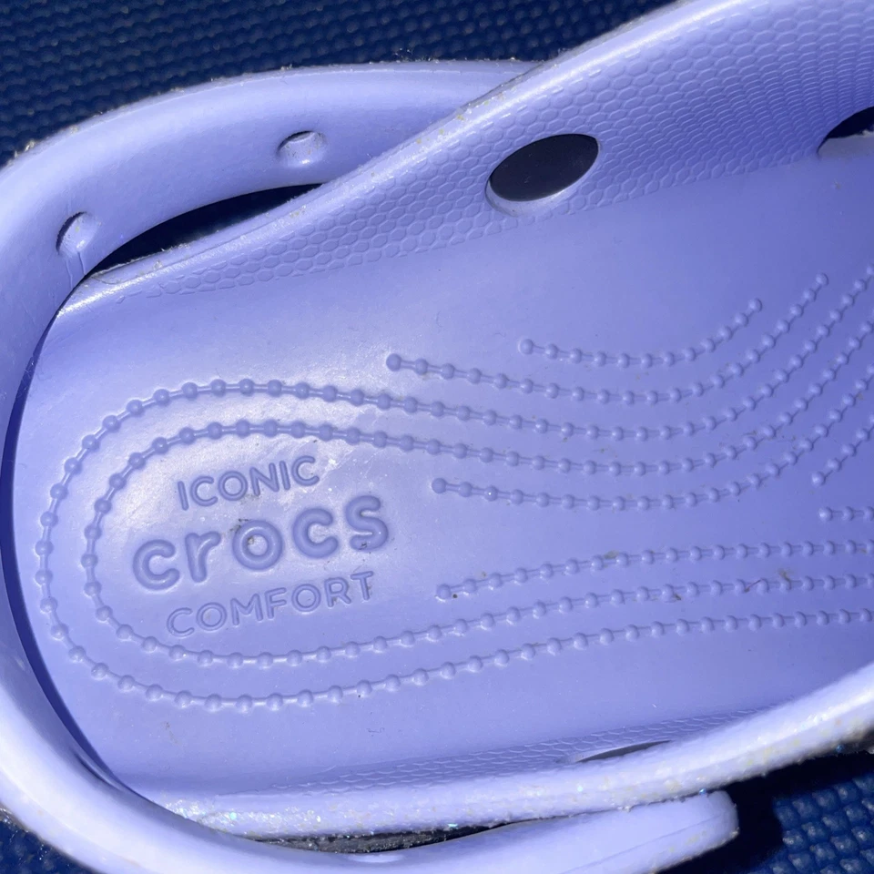 Crocs платформе классический Bae сабо туфли сиреневый блеск светло-фиолетовый женщин 9 - Изображение 4 из 4