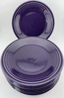 Set Of 8 Homer Laughlin Fiesta Lead Free Plum Purple 7” Salad  Plates