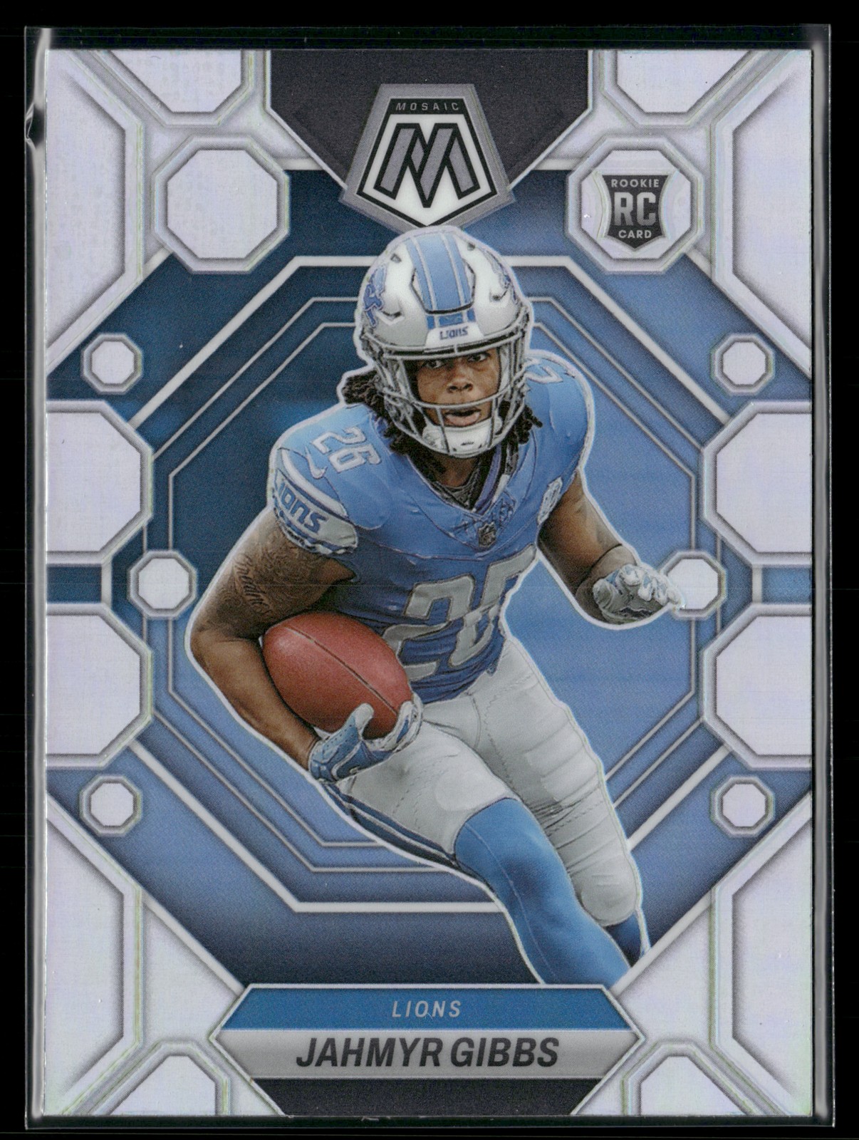 2023 Panini Mosaic #324 Jahmyr Gibbs Silver