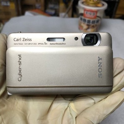 SONY CyberShot DSC-TX66 Digital Camera Built-in Wi-Fi Image Stabilization Gold