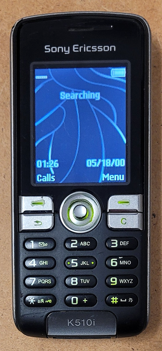 Sony Ericsson K510i Black 本体 海外携帯 ガラケー s-l1200.png