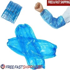 Disposable Arm Sleeves 100PCS Waterproof CPE Protective Cleaning Industrial New
