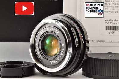 [Top Mint+++] Voigtlander COLOR SKOPAR 35mm F/2.5 P II for M Mount in BOX USA
