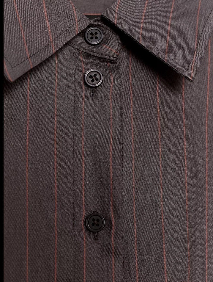 Zara Pinstripe Co-Ord Two-Piece Set Size S EU 38 BNWT  Brown RRP £70 image 7