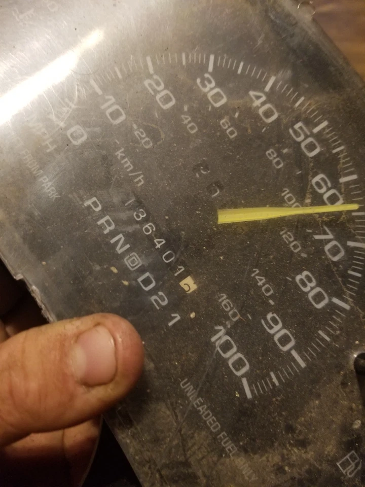 Medidores de cuadro de instrumentos Chevy S-10 GMC Sonoma 1995-1997 16172814 Foto 2 de 4