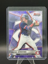 2025 Bowman's Best - Top Prospect Walker Jenkins Purple Mojo Refractor /250 (RC)