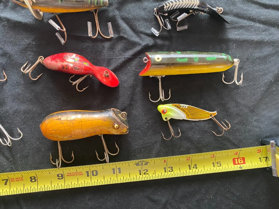 Lote vintage señuelos 20 marcas mixtas Heddon TadPolly Lucky 13 Sonar Flash Tad + Foto 3 de 4