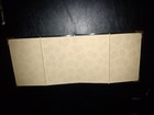 Japanese Art Mini Gold Folding Screen Peacock Card.  New in box.   4.75" x 12" — photo 5