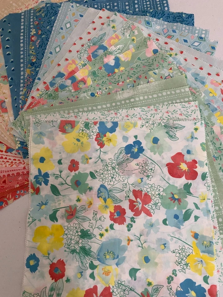 Gypsy Soul Layer Cake, Moda Basic Grey Quilt Fabric 42 Piece Squares - Image 2 of 4