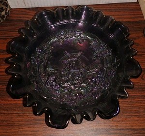 カーニバルガラス　風車　ウィンドミル　ボウル大1個　小6個　アンティーク Carnival Glass Windmill Bowl | eBay