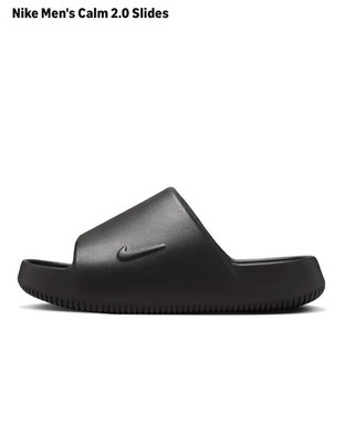 NEW Nike Calm Slides Sandals Black FD4116-001 NEW Men's Size 15 Big And Tall