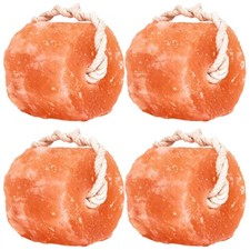 Glowyn Pink Himalayan Mineral Salt Block on Rope 4x 3lb for Horses Livestock D