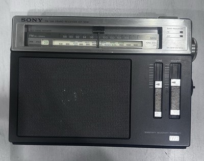 SONY Model ICF-S5W FM/AM 2Band Solid State Radio WORKING 