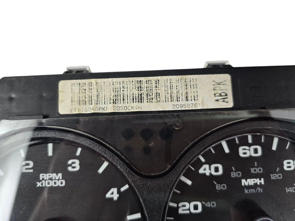 Grupo de velocímetro MPH mercado de EE. UU. compatible con 12-14 Silverado 2500 646171 20958761 Foto 3 de 4