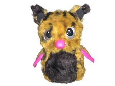HATCHIMALS SPIN MASTER GLITTERING Wings 6" GOLD PINK Colored Owl Works