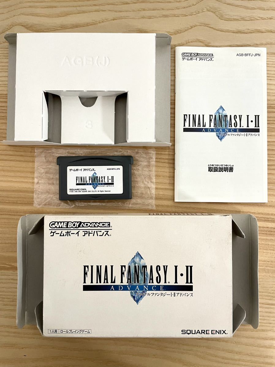 ☆ ファイナルファンタジー ☆ ゲームボーイ Nintendo Game Boy Advance Final Fantasy 1 2 ⅠⅡw/box GAB