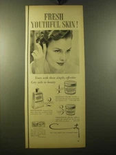 1950 Coty Advertisement - Cleansing Cream, Skin Freshner and Conditioning Cream