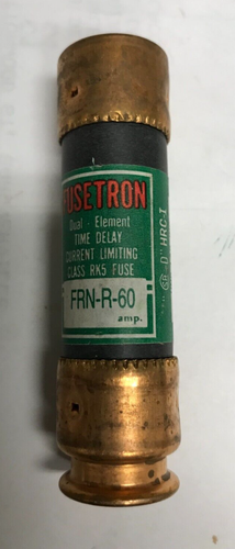 BUSS FUSETRON FRN-R-60 TIME DELAY 60A 250V FUSE | eBay
