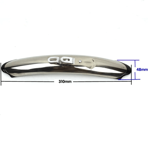 1Pair Retro Bicycle Mudguard For 700c 27'' Wheel Road Bike Fender Front & Rear - Picture 4 of 11