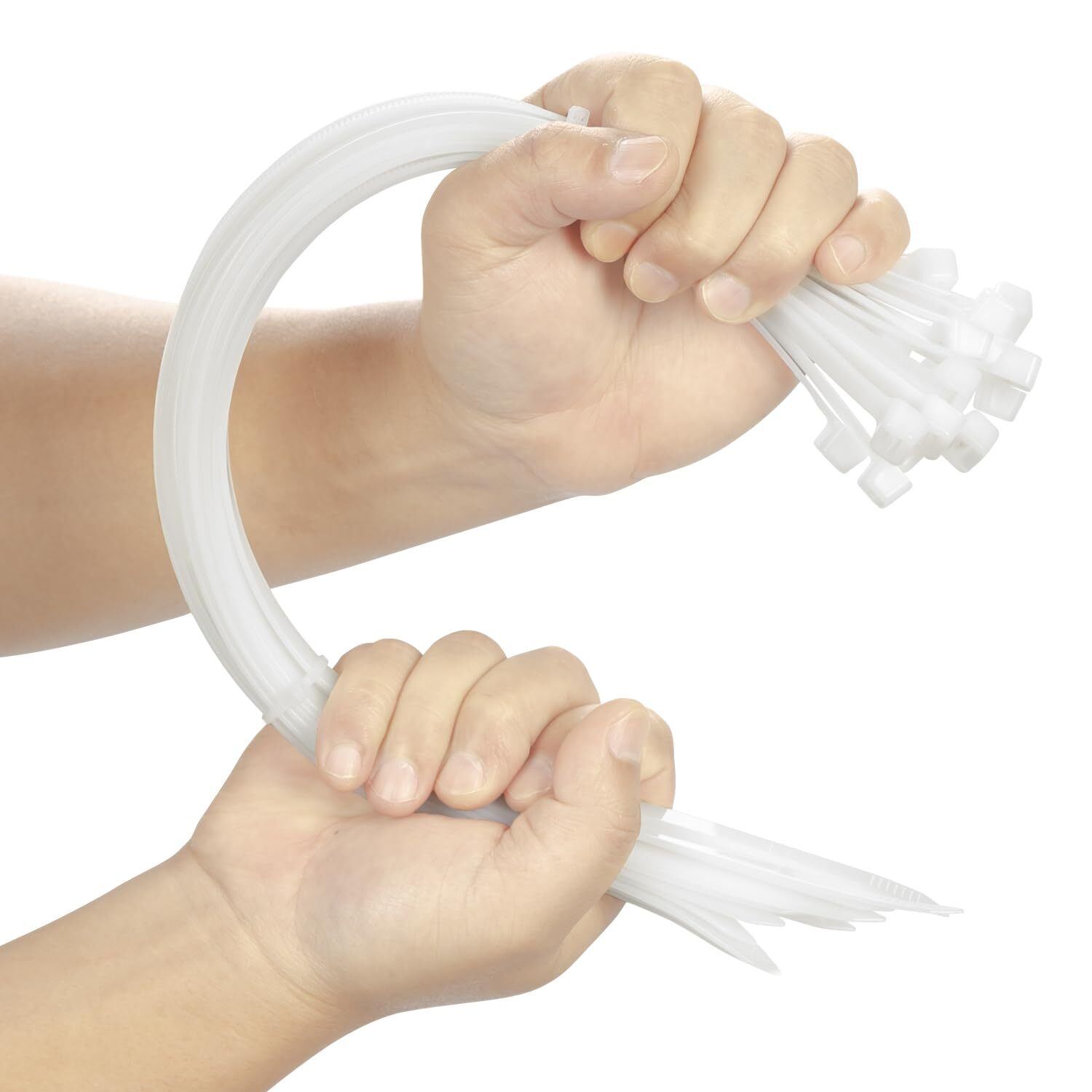 100PCS 18-Inch Heavy Duty Cable Zip Ties 175lbs Tensile Strength Nylon Wire Ties