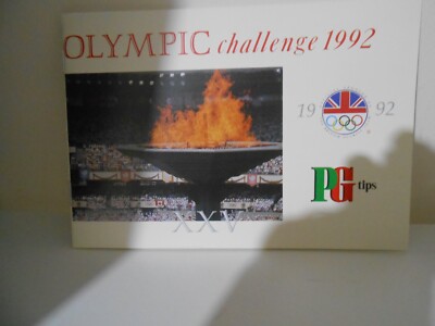 P G Tips  (Olympic Challenge 1992) Empty Tea Card Album + Order Form
