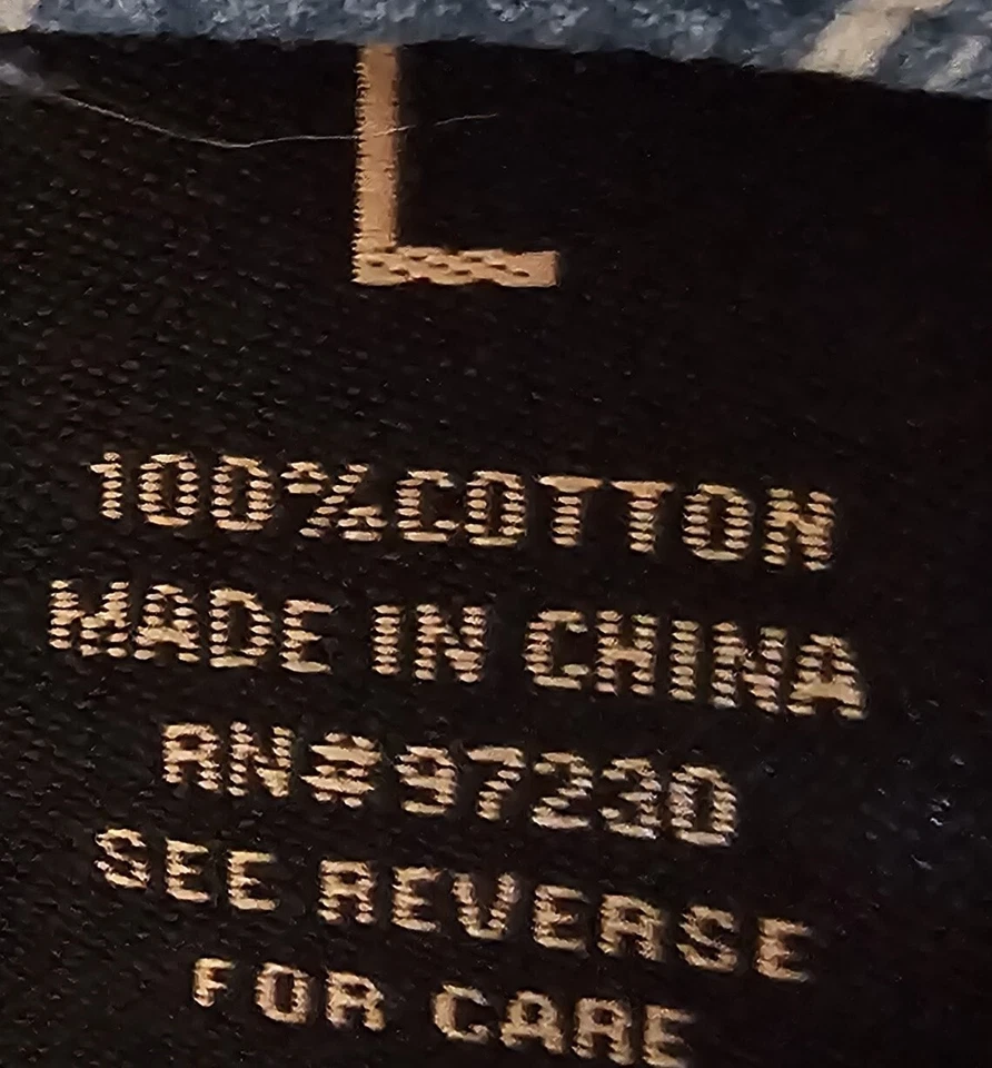 Pantalones cortos de mujer Almost Famous talla L grandes azul blanco a rayas Jean Foto 3 de 4