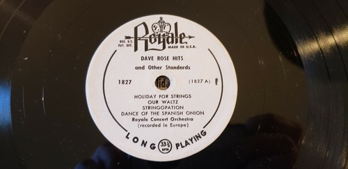 Royale Concert Orchestra – Dave Rose Hits & Other Standards LP Vinyl VG - Picture 3 of 7