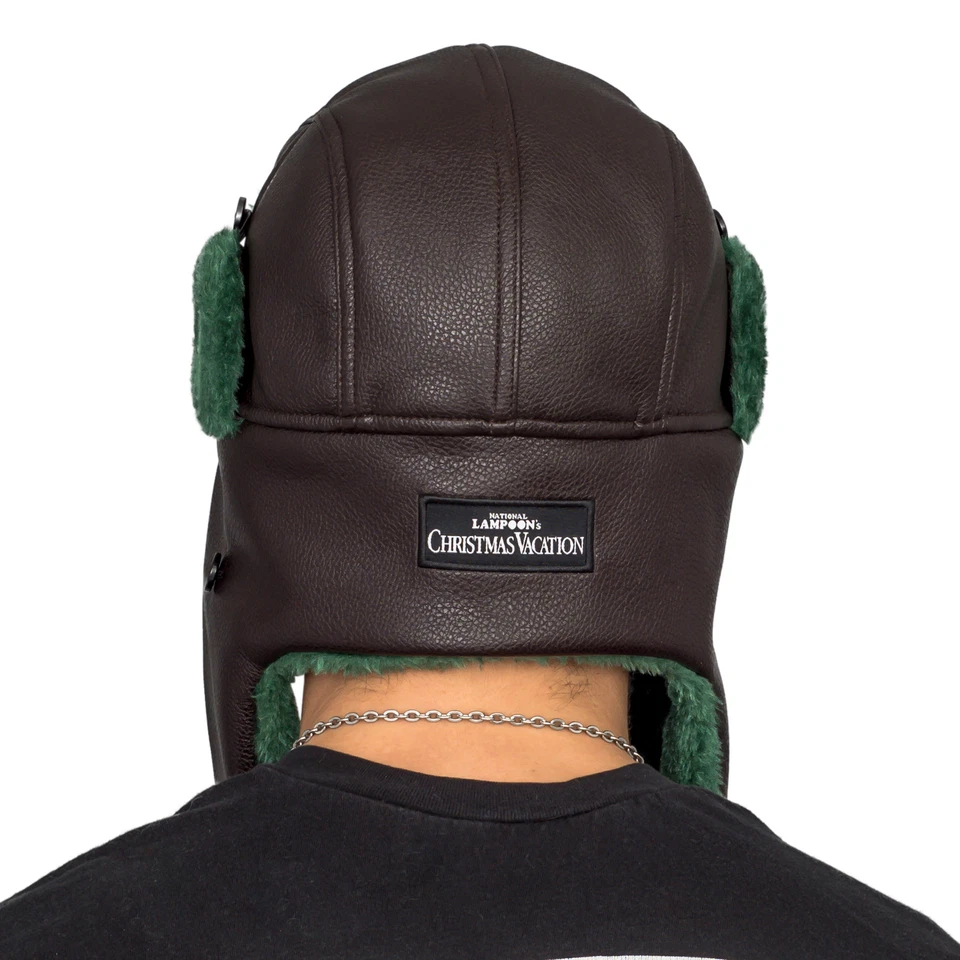 Sombrero de imitación de fux de National Lampoon's Christmas Vacation Cousin Eddie Trapper Foto 3 de 3