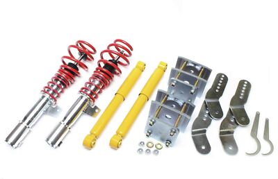 TA TECHNIX High-Quality Gewindefahrwerk VW Caddy 3 2KA/2KB | erhöhte Achslast