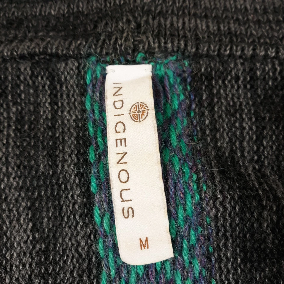 Cárdigan Indígena Suéter Envolvente Mujer M Alpaca Algodón Orgánico Hecho en Perú Foto 4 de 4