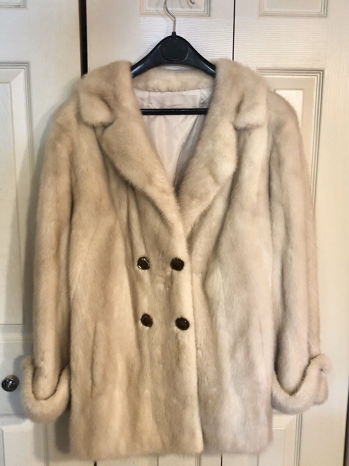 Custom Vintage Real GENUINE  Fur Blonde Mink Coat… - image 2