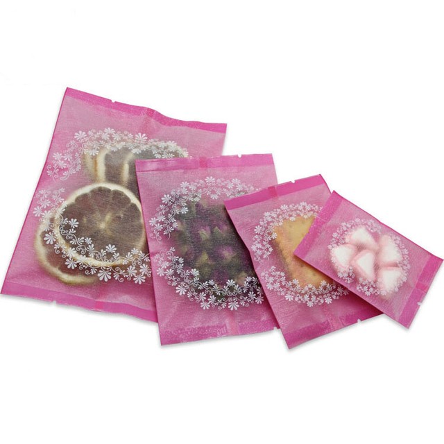 Clear Front Printed Plastic Heat Seal Bags Candy Cookie Food Grade