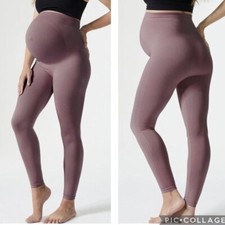 Blanqi Maternity Belly Support Leggings Soft Fawn Size Large