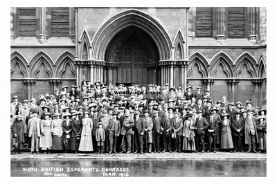 pt5271 - York , 9th British Esperanto Congress 1916 , Yorkshire - Foto 6x4