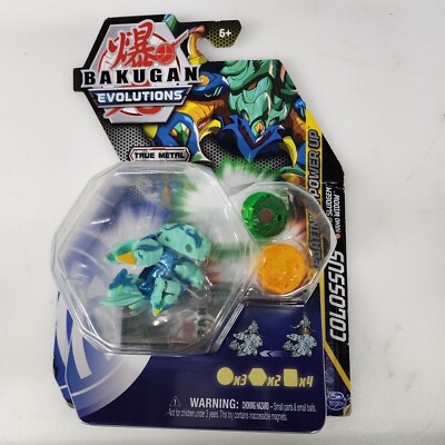 Bakugan Evolutions Platinum Power Up True Metal Colossus Nano Sludgem Widow